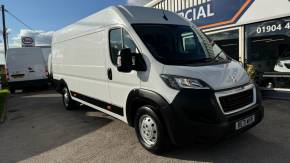 Peugeot Boxer 2.2 BlueHDi L4 H2 Professional Van 140ps Panel Van Diesel White at York Car & Commercial York