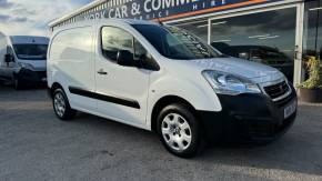 Peugeot Partner 850 1.6 BlueHDi 100 Professional Van [non SS] Panel Van Diesel White at York Car & Commercial York